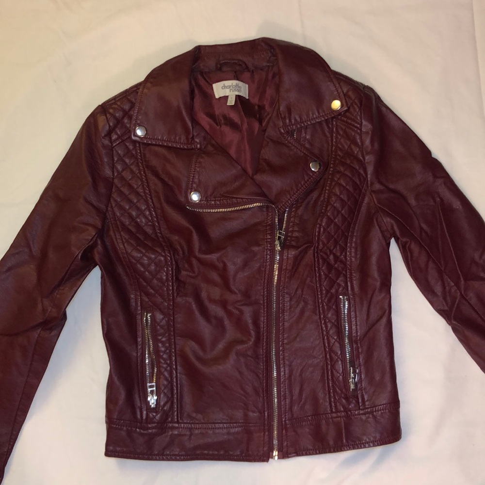 Charlotte Russe faux leather jacket